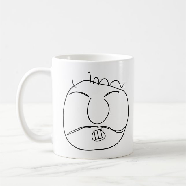 Sharp guy coffee mug (Left)