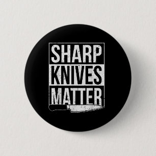 Sharp Knives , Cook Funny Culinary Funny Chef  6 Cm Round Badge