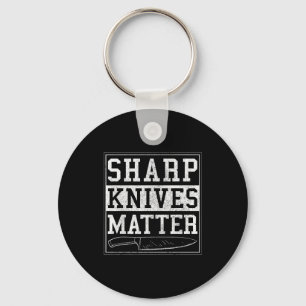 Sharp Knives - Funny Chef Gift Cooking Shirt  Key Ring