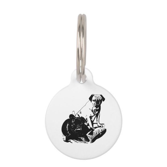 Sharp Look, Gentle Companion Pet Tag (Front)