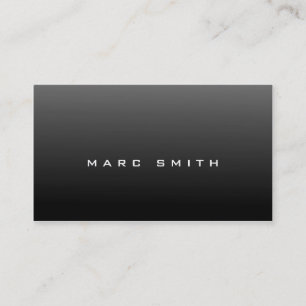 Sharp-Looking Black Business Card
