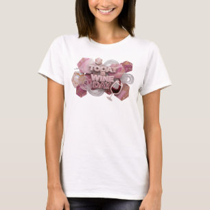 Sharp Pink TODAY IS WINE DAY Tee