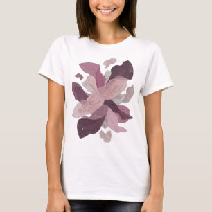Sharp Silver MAGNOLIA GALAXY Statement Design T-Shirt