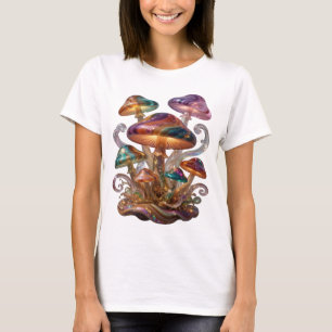 Sharp Silver MUSHROOMS OF THE GALAXY T-Shirt