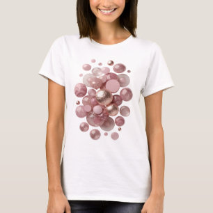 Sharp Silver PINK BALLS AND STARS Graphic Tee
