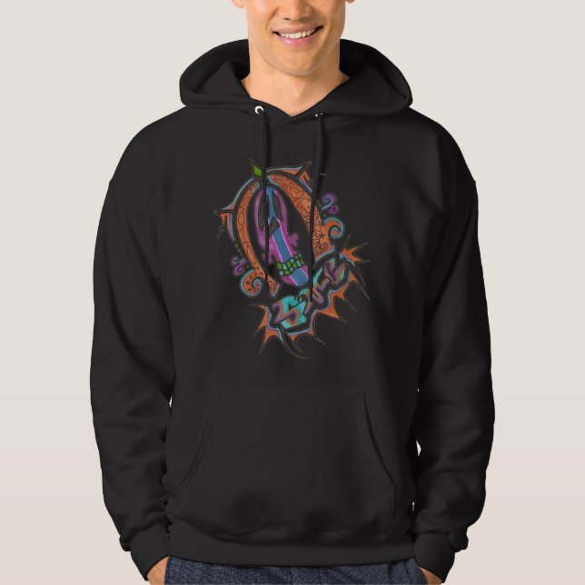 Sharp skull logo hoodie (Front)