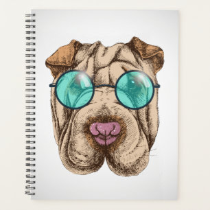 Sharpei In Sunglasses Planner