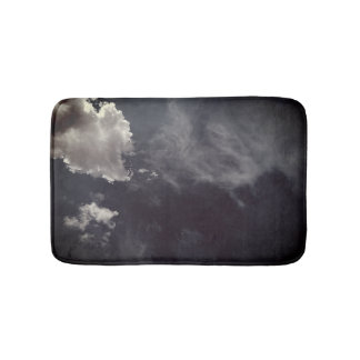 Sharpened clouds bath mat