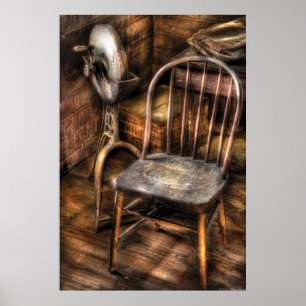 Sharpener - Grinder and a Chair Poster