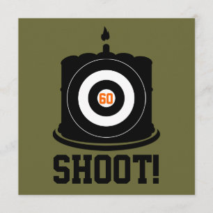 Sharpshooter's 60th Birthday - Hunting Invitation