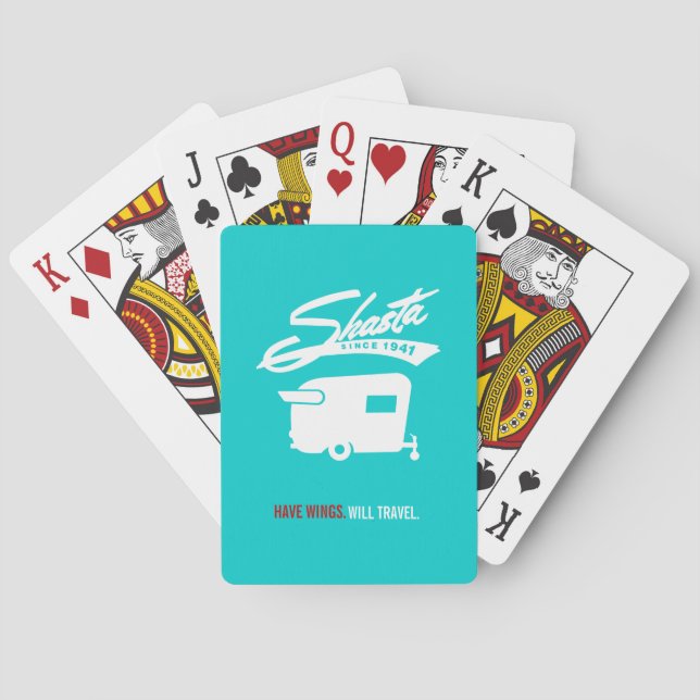 Shasta Camper RV Camping Cards (Back)