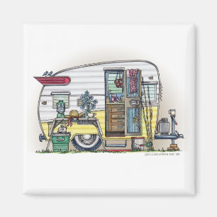 Shasta Camper Trailer RV Magnets