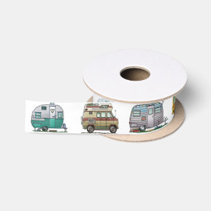 Shasta Camper Trailer RV Satin Ribbon