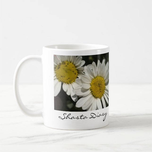 Shasta Daisies Mug (Left)