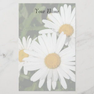 Shasta Daisies Stationary Stationery