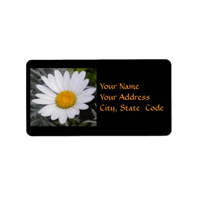 Shasta Daisy Address Labels (Front)