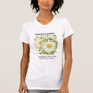 Shasta Daisy, Giant White, Roudabush's Seed Store T-Shirt