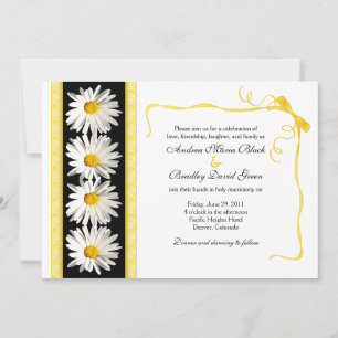 Shasta Daisy Wedding Invitation