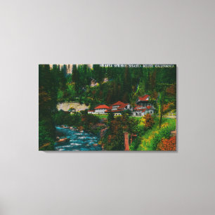 Shasta Springs on the Shasta RouteShasta, CA Canvas Print