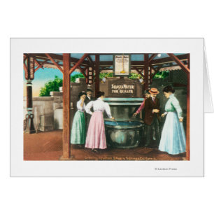 Shasta Water Drinking Fountain Scene