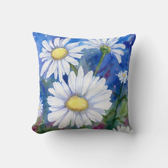 "Shastas and Starlight" Accent Pillow (Front)