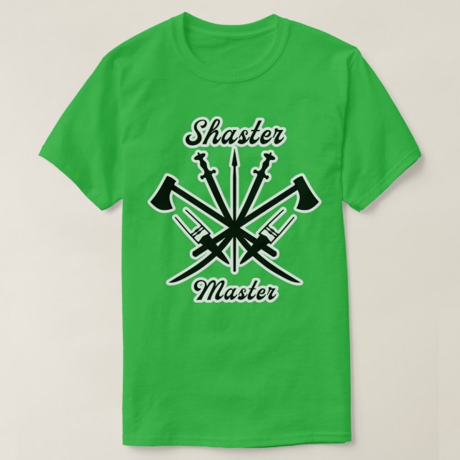 Shaster Master T-Shirt (Design Front)