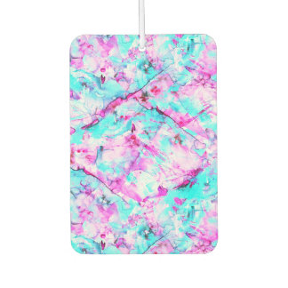 Shattered Blossom A colourful light design Car Air Freshener