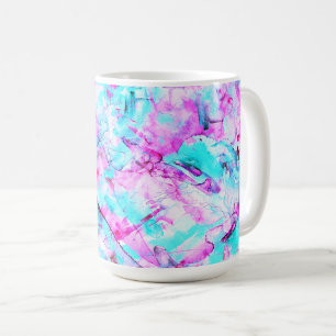 Shattered Blossom A colourful light design Coffee Mug
