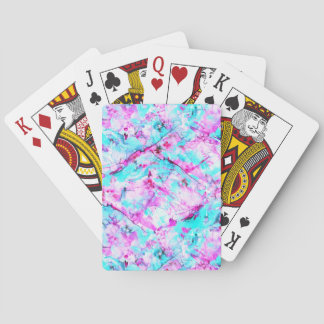 Shattered Blossom A colourful light design Playing Cards