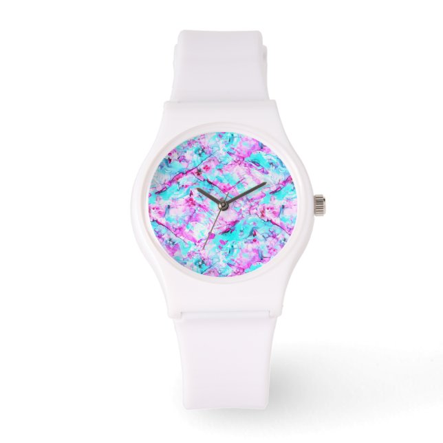 Shattered Blossom A colourful light design Watch (Front)