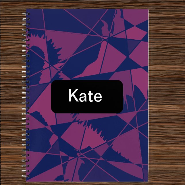 Shattered Blue Red  Notebook (Creator Uploaded)