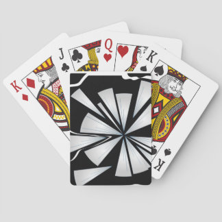 "Shattered" digital image of shattered glass Playing Cards