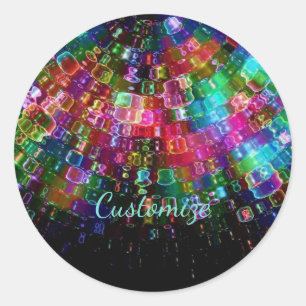 Shattered Glass Spiral Stickers 2