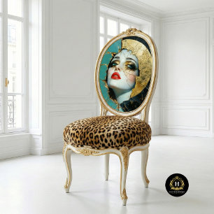 Shattered Gold Queen Decoupage Tissue Paper