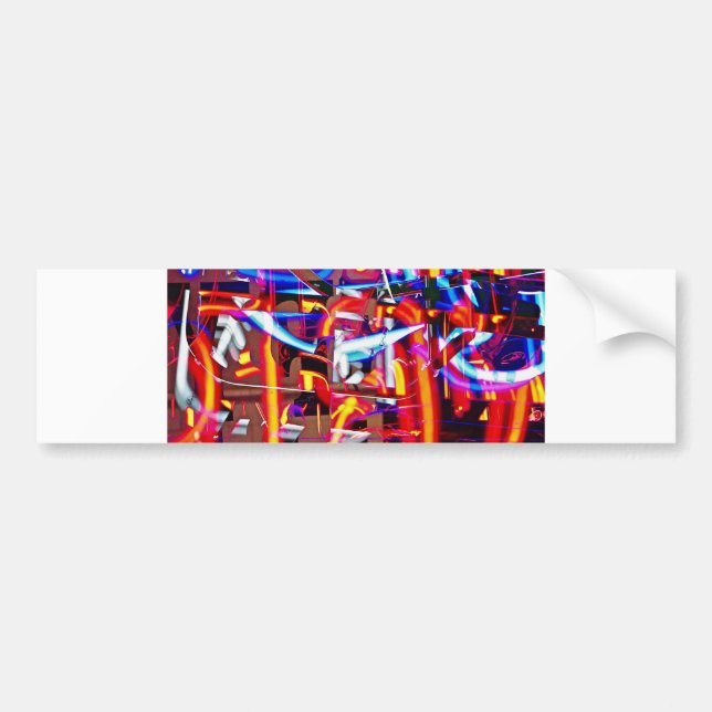 shattered lights bumper sticker (Front)