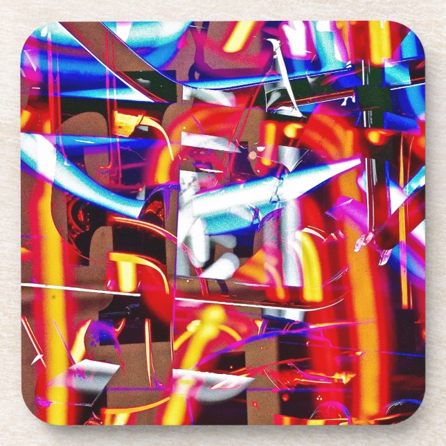 shattered lights coaster (Front)