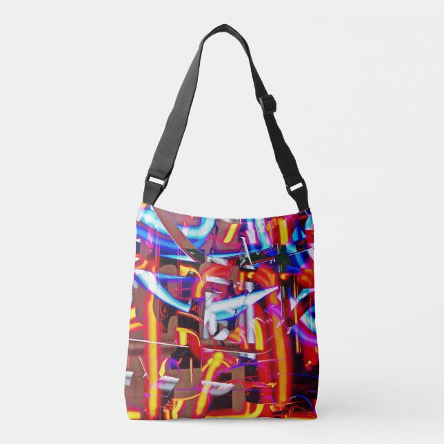 shattered lights crossbody bag (Front)