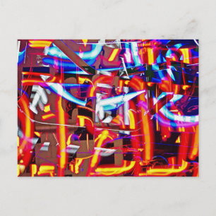shattered lights postcard