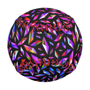 Shattered Purple Baseball
