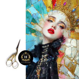 Shattered Queen Abstract Art Womens History Month Tissue Paper