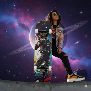Shattered Reality - Astronaut Artistic Skateboard