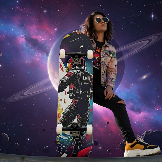 Shattered Reality  - Cosmic Cruiser Astronaut Skateboard (Creator Uploaded)