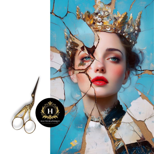 Shattered Royalty Abstract Art Decoupage Tissue Paper (Creator Uploaded)