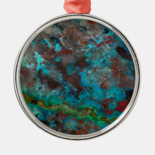 Shattuckite Metal Tree Decoration