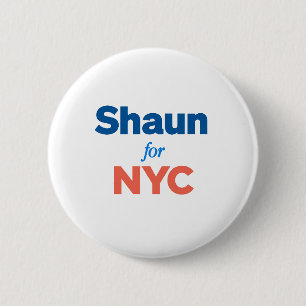 Shaun for NYC 6 Cm Round Badge