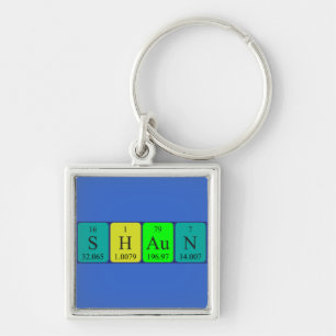 Shaun periodic table name keyring