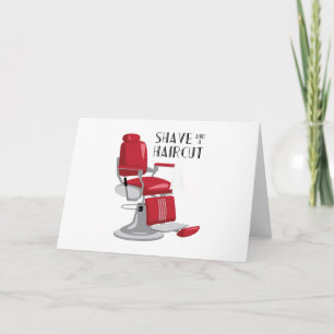 Shave & Haircut Card