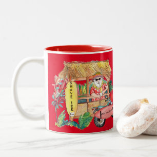 Shave Ice Hawaiian Santa Mele Kalikimaka Mug