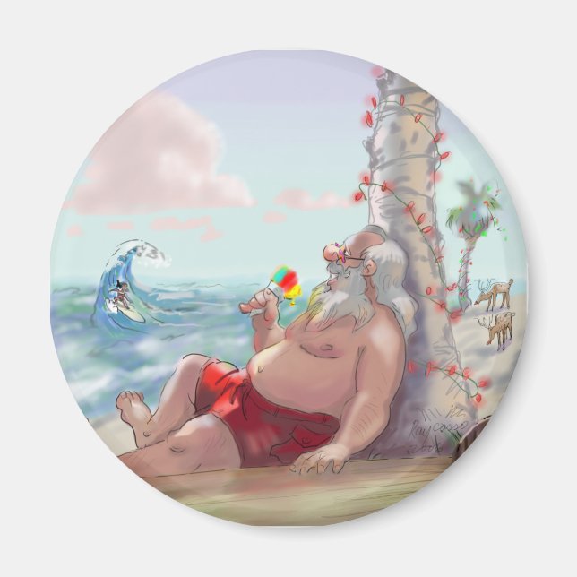 sHaVe IcE sAnTa Magnet (Front)