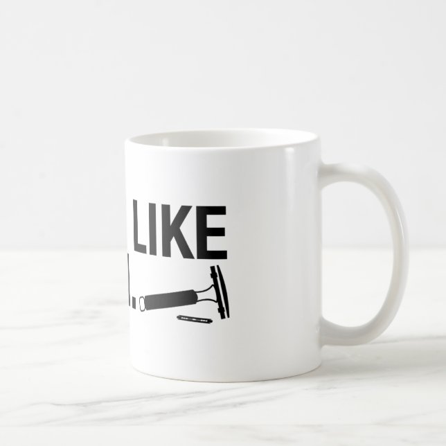 Shave Like A Man Safety Razor Coffee Mug (Right)